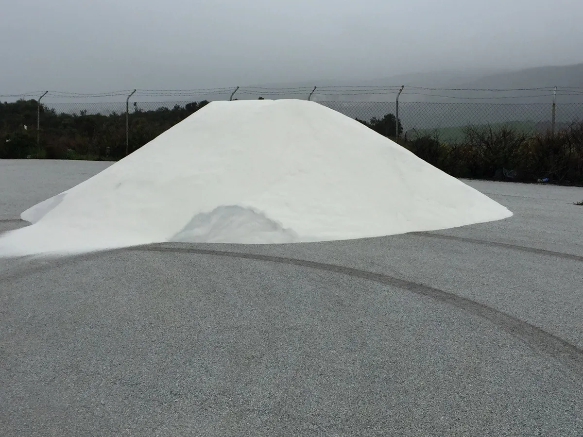 Arena blanca especial para bunkers de campo de golf